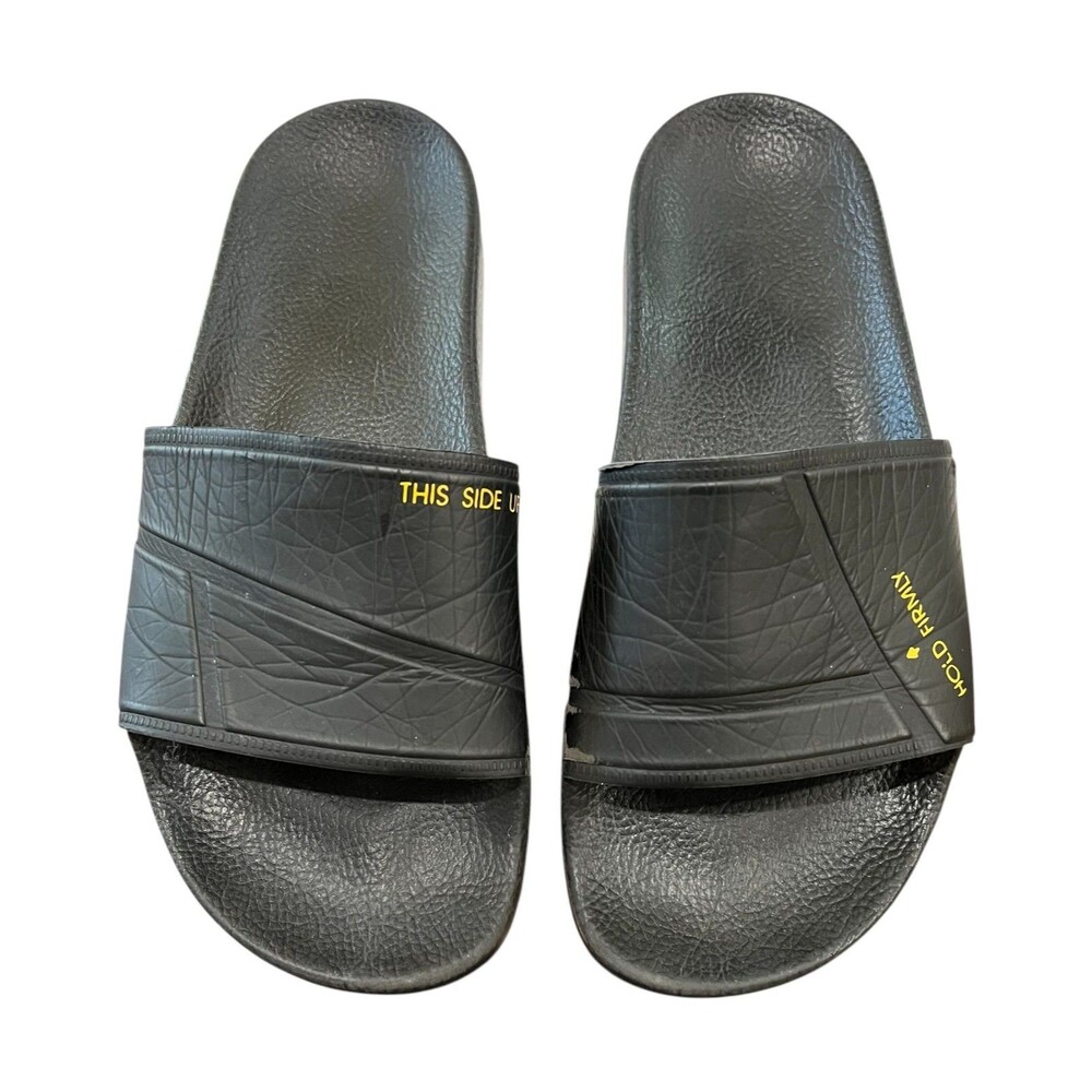 Raf Simons x Adilette Slide 'Bunny Black' Resort Pool Slide Sandals  US 9  Beach